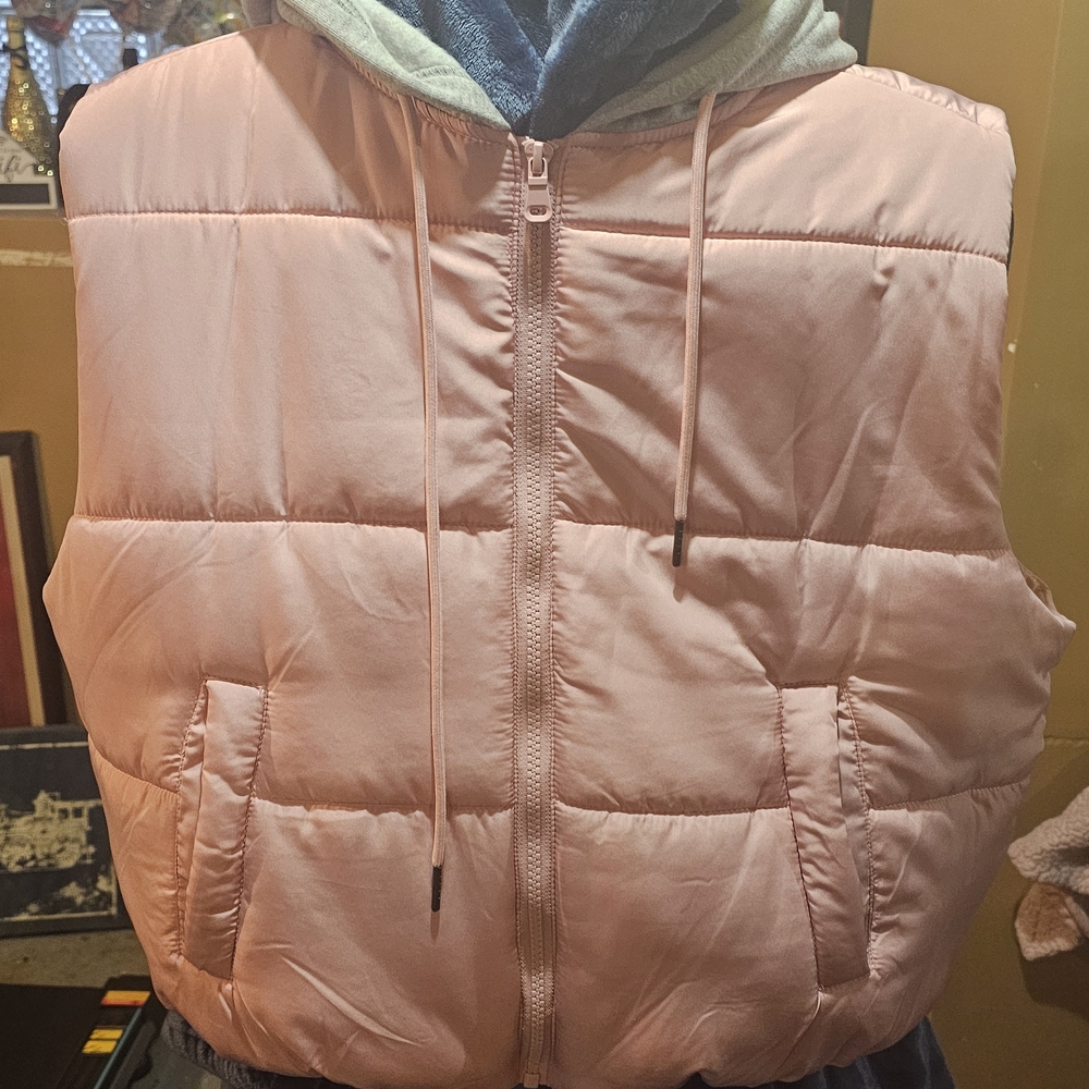 Almost Famous Pink Puffer Vest